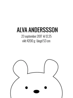 Teddy Black (21x29,7 cm (A4))