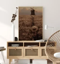 The Boy In The Field Plakat (21x29.7 cm (A4))