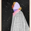 The Lady with the stars Plakat (21x29.7 cm (A4))