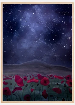 The poppyfield Plakat (21x29,7 cm (A4))