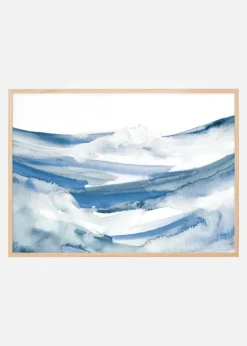 The wave Plakat (21x29.7 cm (A4))