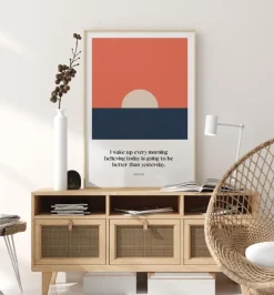 Today is better than yesterday Plakat (21x29.7 cm (A4))