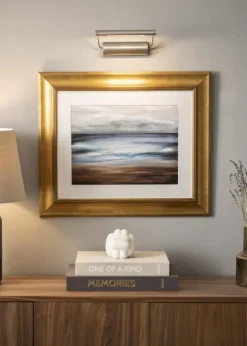 Tommy Batteridrevet LED 21 cm Billedbelysning - Sølv