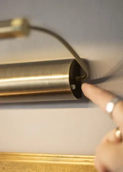 Tommy LED 21 cm Billedbelysning - Messing