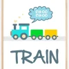 Train Choo Choo Plakat (21x29.7 cm (A4))