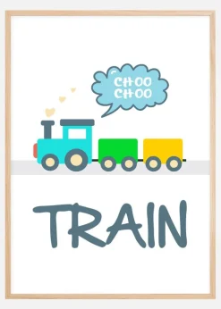 Train Choo Choo Plakat (21x29.7 cm (A4))