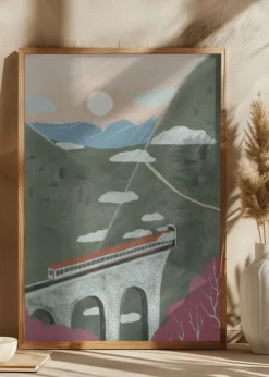 Train Plakat (21x29.7 cm (A4))