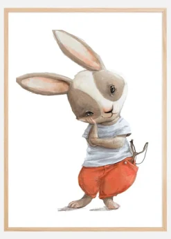 Tricky Rabbit Plakat (21x29.7 cm (A4))
