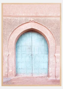 Turquoise Door Plakat (21x29.7 cm (A4))