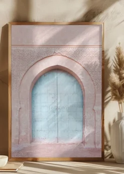 Turquoise Door Plakat (21x29.7 cm (A4))