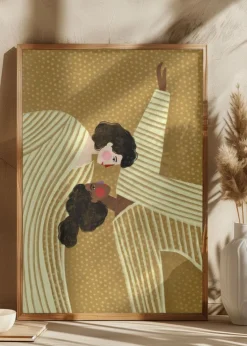 Two Line Women Plakat (21x29.7 cm (A4))