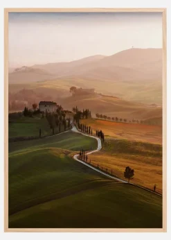 Val D'Orcia Plakat (21x29.7 cm (A4))