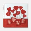 Valentine Album - 32x32 cm (40 Hvide sider / 20 blad)