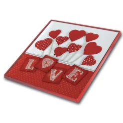Valentine Album - 32x32 cm (40 Hvide sider / 20 blad)