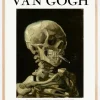 VAN GOGH - Head of a skeleton with a burning cigarette Plakat (21x29.7 cm (A4))
