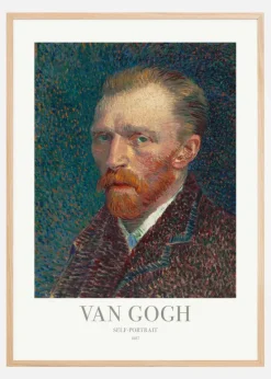 VAN GOGH - Self-Portrait Plakat (21x29.7 cm (A4))