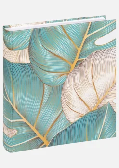 Variety monstera Album Turkis - 28x29 cm (60 Hvide sider / 30 ark)