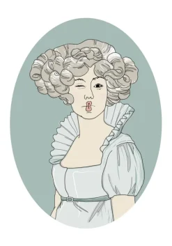 Victorian Violetta Plakat (21x29.7 cm (A4))