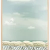 Vintage beach scene Plakat (21x29.7 cm (A4))