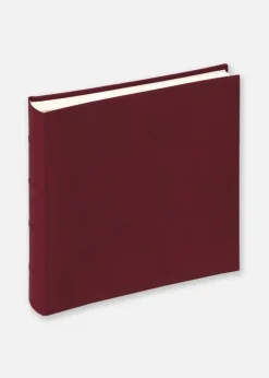 Walther Fotoalbum Classic rød - 26x25 cm (60 Hvide sider / 30 blade)
