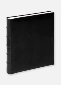 Walther Fotoalbum Classic Sort - 30x37 cm (80 Hvide sider / 40 blade)