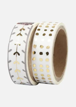 Washitape Hjerter og prikker - 15 mm