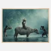 Water Buffalo Plakat (21x29.7 cm (A4))