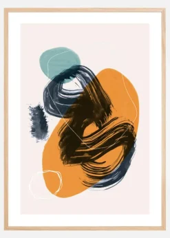 Watercolor Art No 5 Plakat (21x29.7 cm (A4))