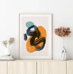 Watercolor Art No 5 Plakat (21x29.7 cm (A4))