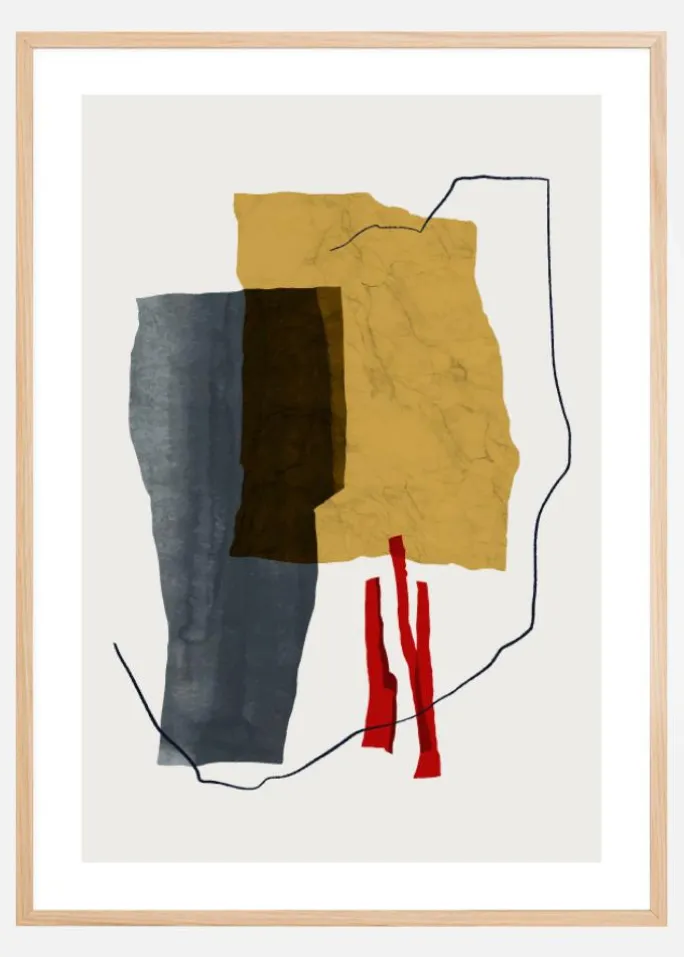 Watercolor Art No 14 Plakat (21x29.7 cm (A4))