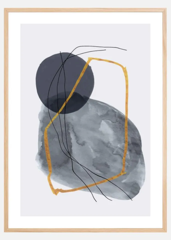 Watercolor Art No 11 Plakat (21x29.7 cm (A4))