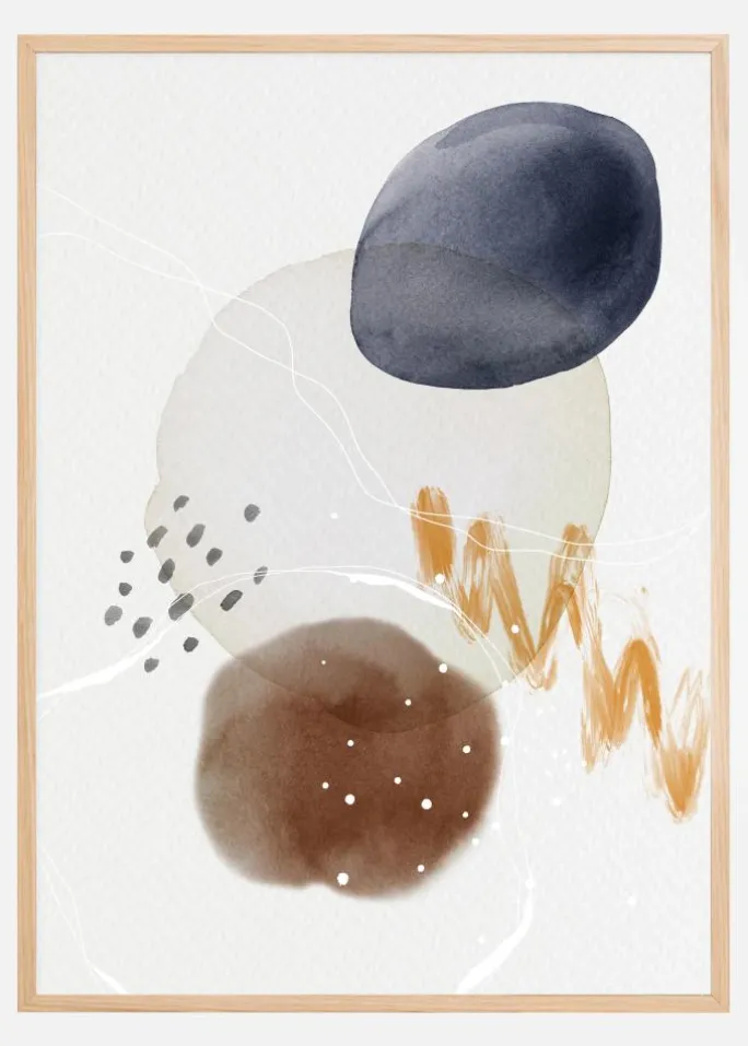 Watercolor Art No 16 Plakat (21x29.7 cm (A4))