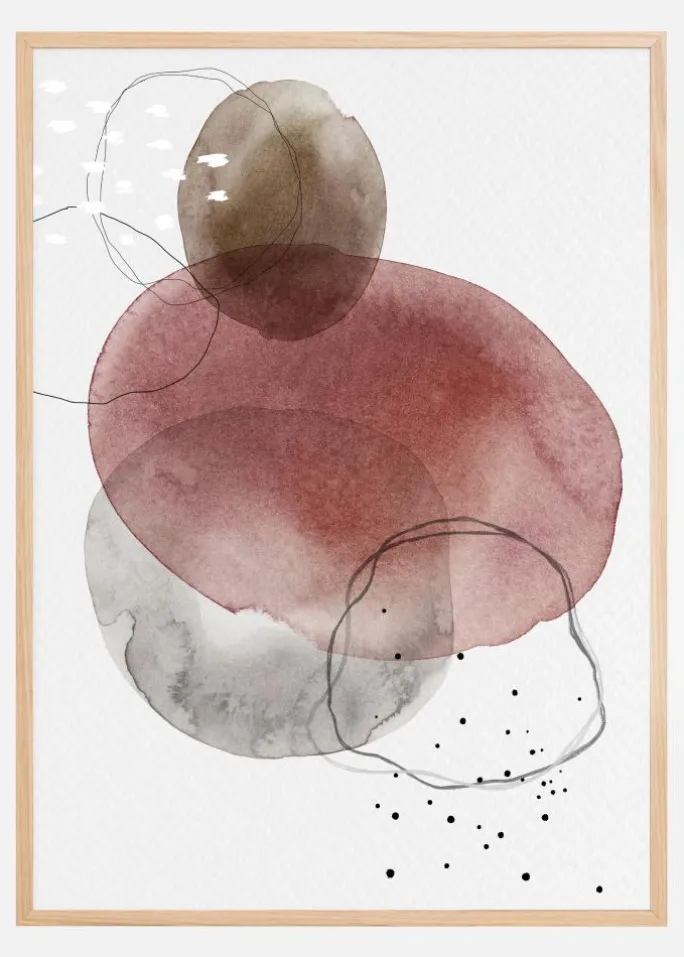 Watercolor Art No 18 Plakat (21x29.7 cm (A4))