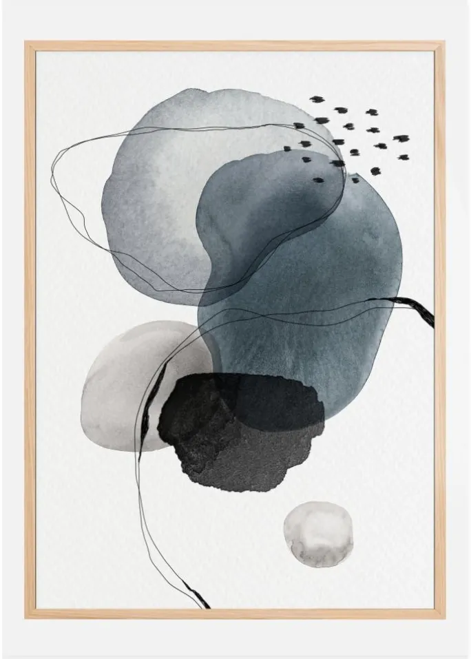 Watercolor Art No 17 Plakat (21x29.7 cm (A4))