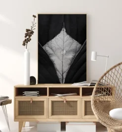 Waterdrop Leaves Plakat (21x29.7 cm (A4))