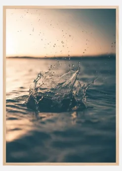 Waterdrops Plakat (21x29.7 cm (A4))