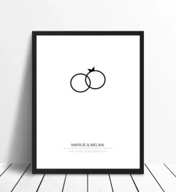 Wedding Ring - Black (21x29,7 cm (A4))