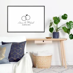 Wedding Ring I - Black (21x29,7 cm (A4))