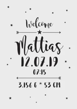 Welcome (21x29,7 cm (A4))