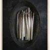 White Asparagus Plakat (21x29.7 cm (A4))