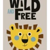 Wild and Free - Beige Plakat (30x40 cm)