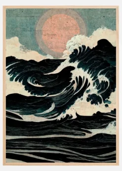 Wild Waves Plakat (21x29.7 cm (A4))