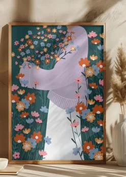 Wildflower Garden Plakat (21x29.7 cm (A4))