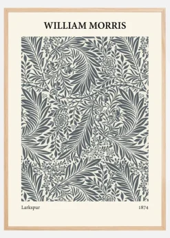 William Morris - Larkspur 3 Plakat (21x29.7 cm (A4))