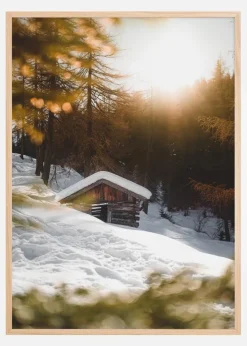 Winter Cabbin Plakat (21x29.7 cm (A4))