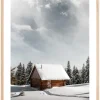 Winter Cabin Plakat (21x29.7 cm (A4))