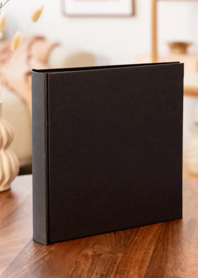 Wiro Album Sort - 30x30 cm (100 Sorte sider / 50 ark)