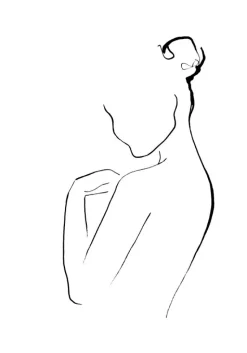 Woman In Ink Plakat (21x29.7 cm (A4))