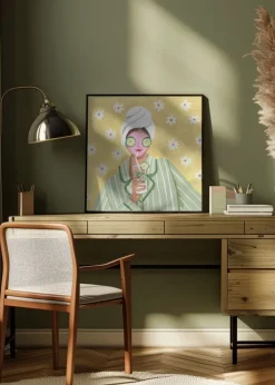 Woman Relax Time Plakat (30x30 cm)