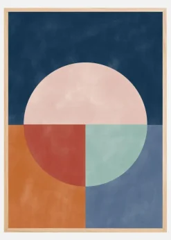 3x4 Aspectratiobluerust35 Plakat (21x29.7 cm (A4))